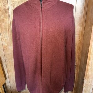 Neiman Marcus Men's Full-Zip Sweater Cardigan - CASHMERE